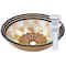 Novatto CELEBRAZIONE Glass Vessel Bathroom Sink Set, Chrome NOHP-G020CH - alternate 1